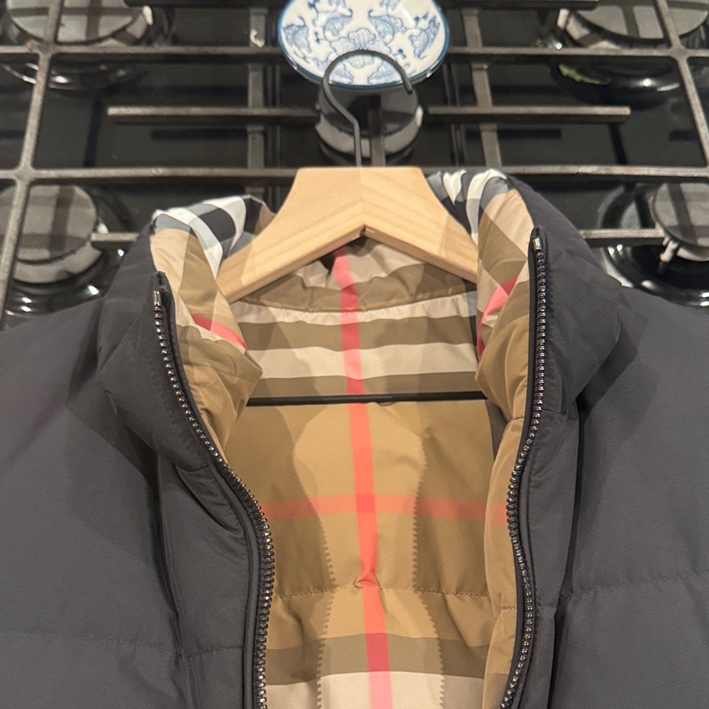 Burberry Black Blazer with Tan Plaid Lining - Limited Edition - 200 made